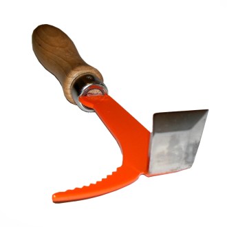 Leva apicoltura combinata - manico in legno - acciaio inox